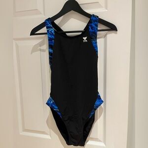 TYR One-Piece Racerback Swimsuit - Size 38